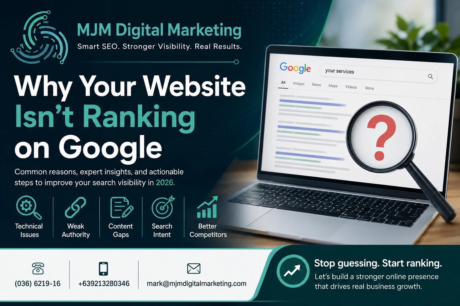 Why Your Website Isn’t Ranking on Google