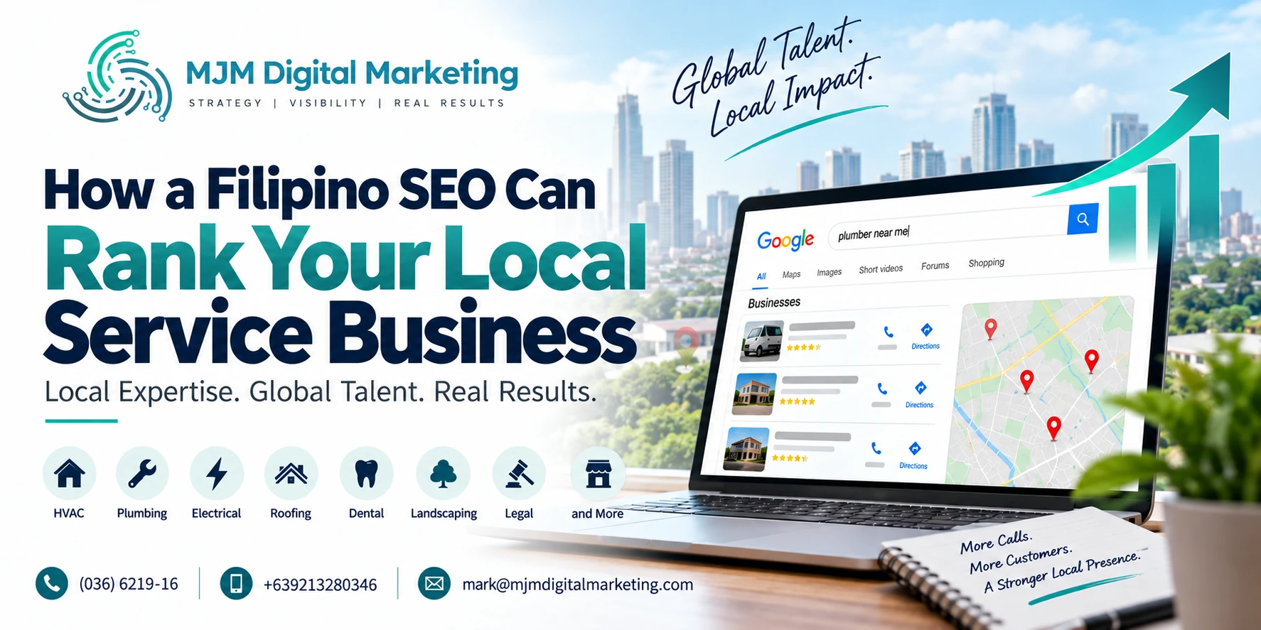 How a Filipino SEO Can Rank Your Local Service Business
